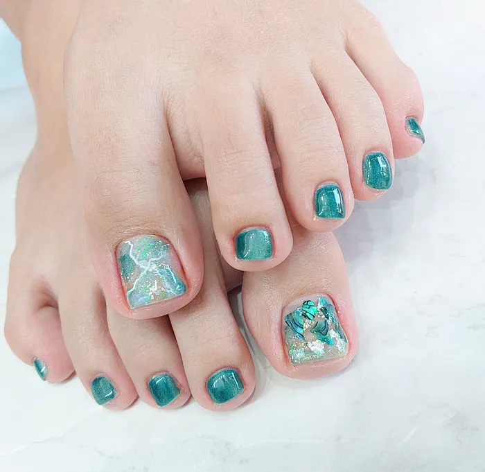 nail chân xà cừ độc đáo