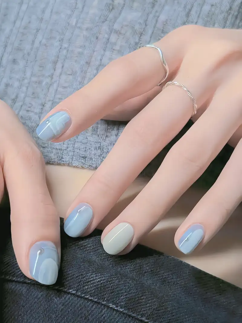 bộ nail đi biển độc đáo 