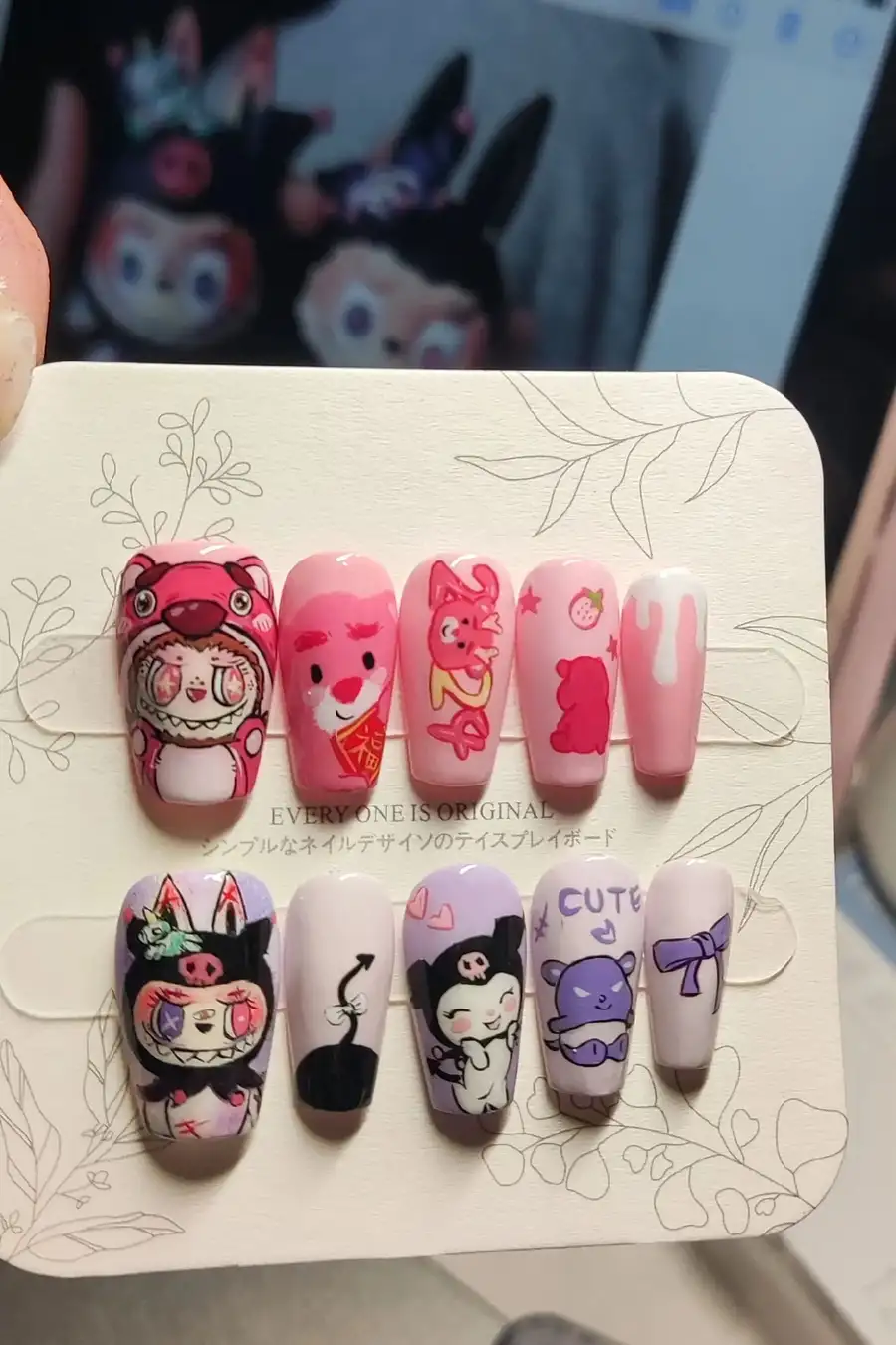 nail labubu rạng rỡ