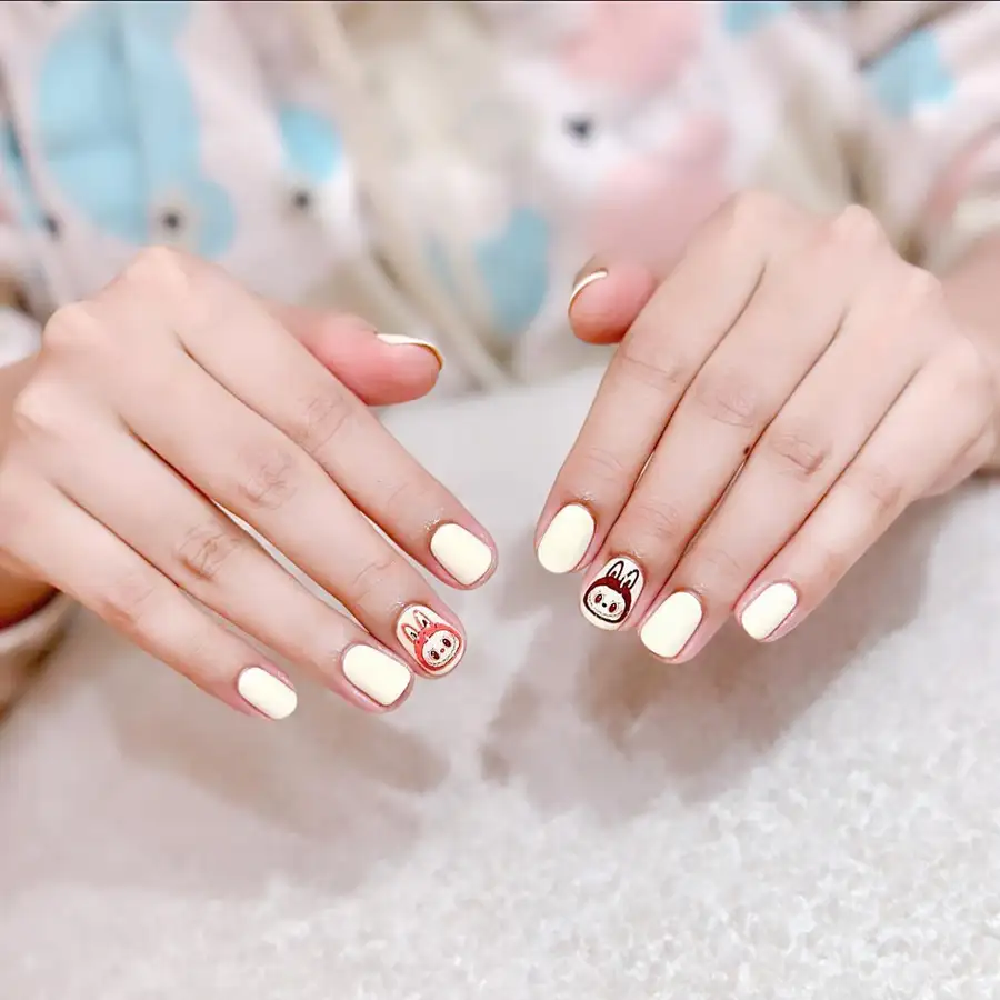 nail labubu đẹp tinh tế