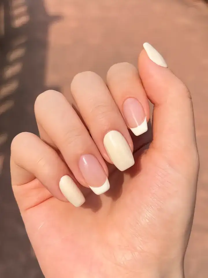 nail màu be sữa quý phái