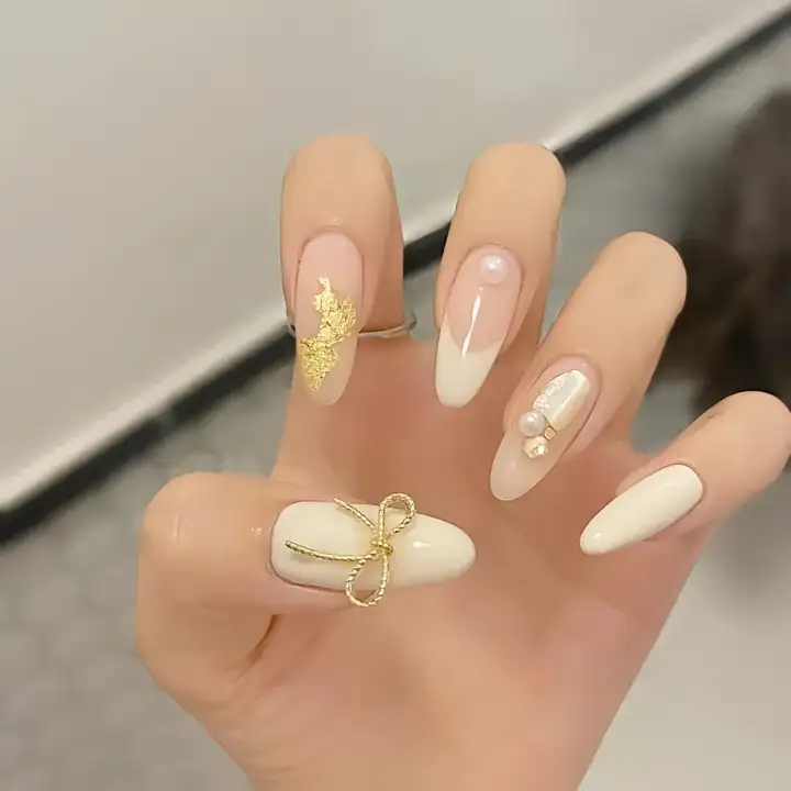 nail màu be ngọt ngào, dễ chịu