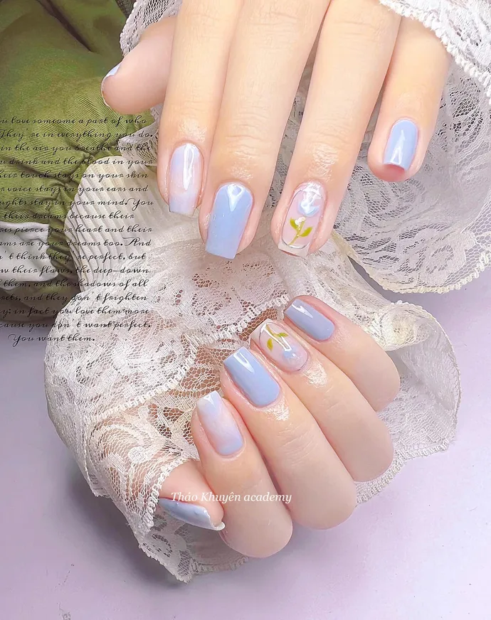 nail tay đơn giản đẹp sang chảnh 3