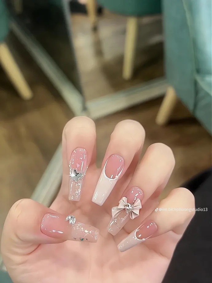 mẫu nail tay xinh dễ thương 3