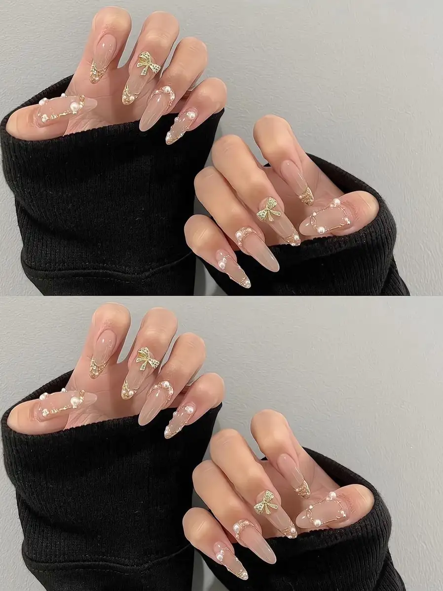 mẫu nail tròn nhọn đẹp thoải mái, thư giãn