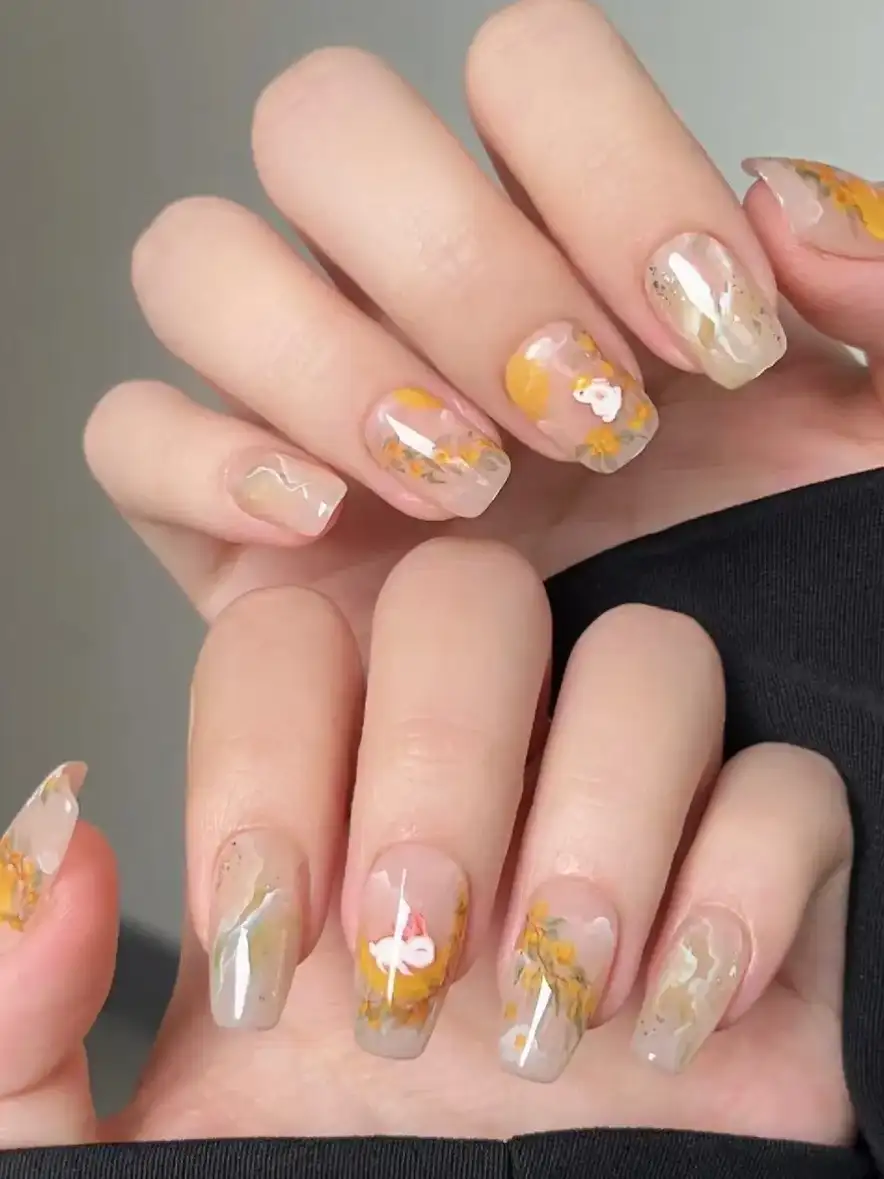 mẫu nail trung thu phá cách, độc đáo