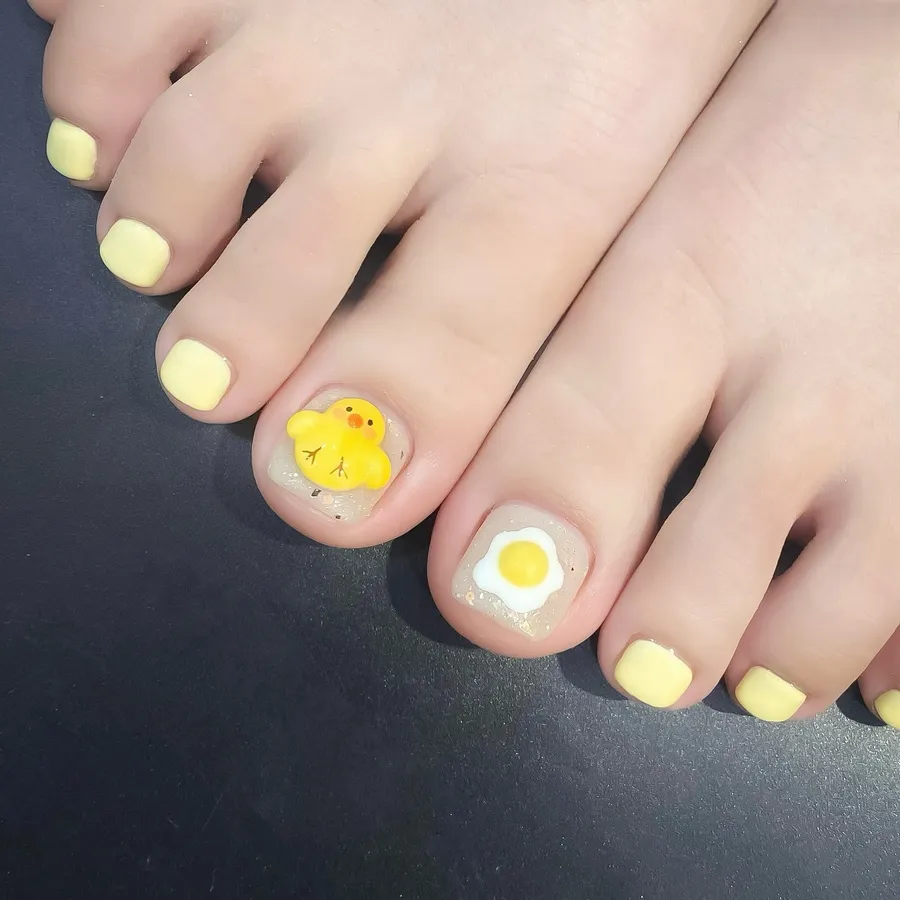 Top ảnh nail chân cute 2