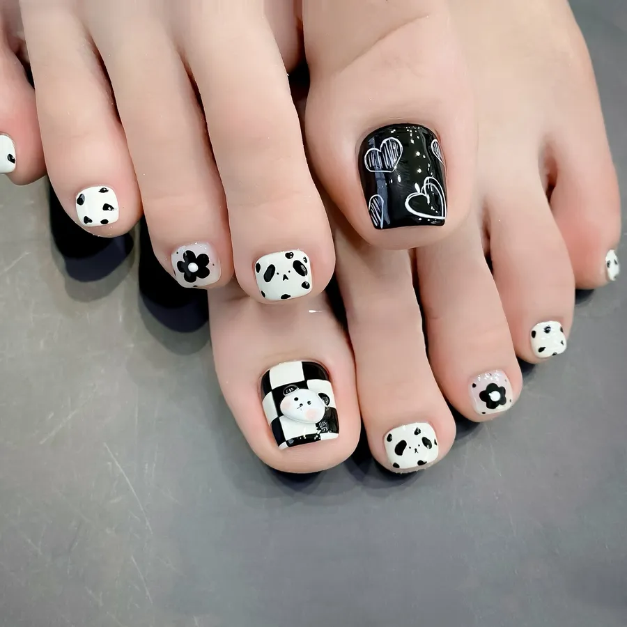 nail chân cute 9