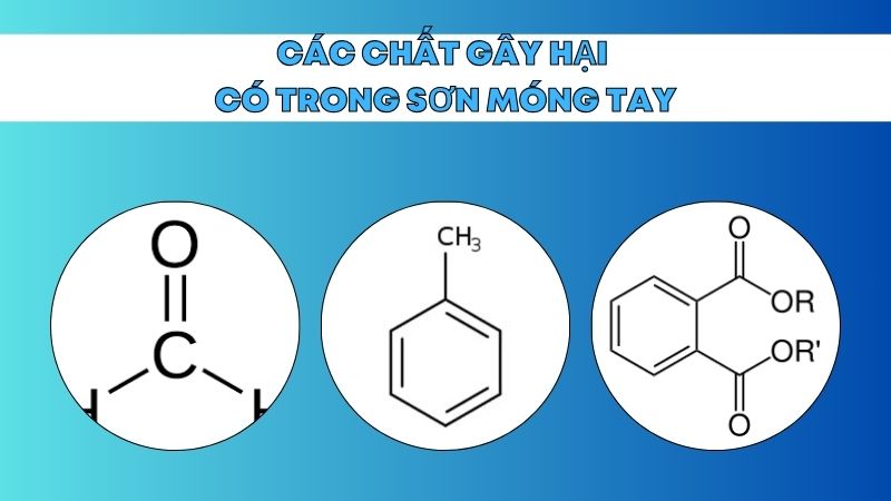 Các chất gây hại có trong sơn móng tay