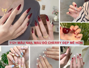 Top 112+ Mẫu nail màu đỏ cherry đẹp mê hồn, sang trọng nhất