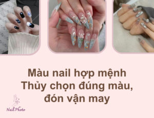 Màu nail hợp mệnh Thủy chọn đúng màu, đón vận may