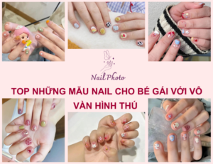 Top những mẫu nail cho bé gái với vô vàn hình thú dễ thương
