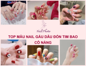 Top 55 mẫu nail gấu dâu đốn tim bao cô nàng yêu sự ngọt ngào
