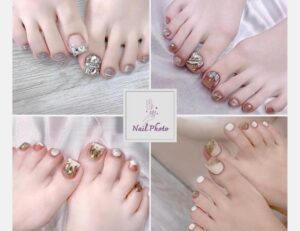Tuyển chọn 198+ mẫu móng chân vuông đẹp lung linh