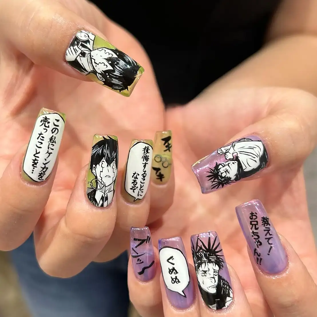 anime nails nữ tính