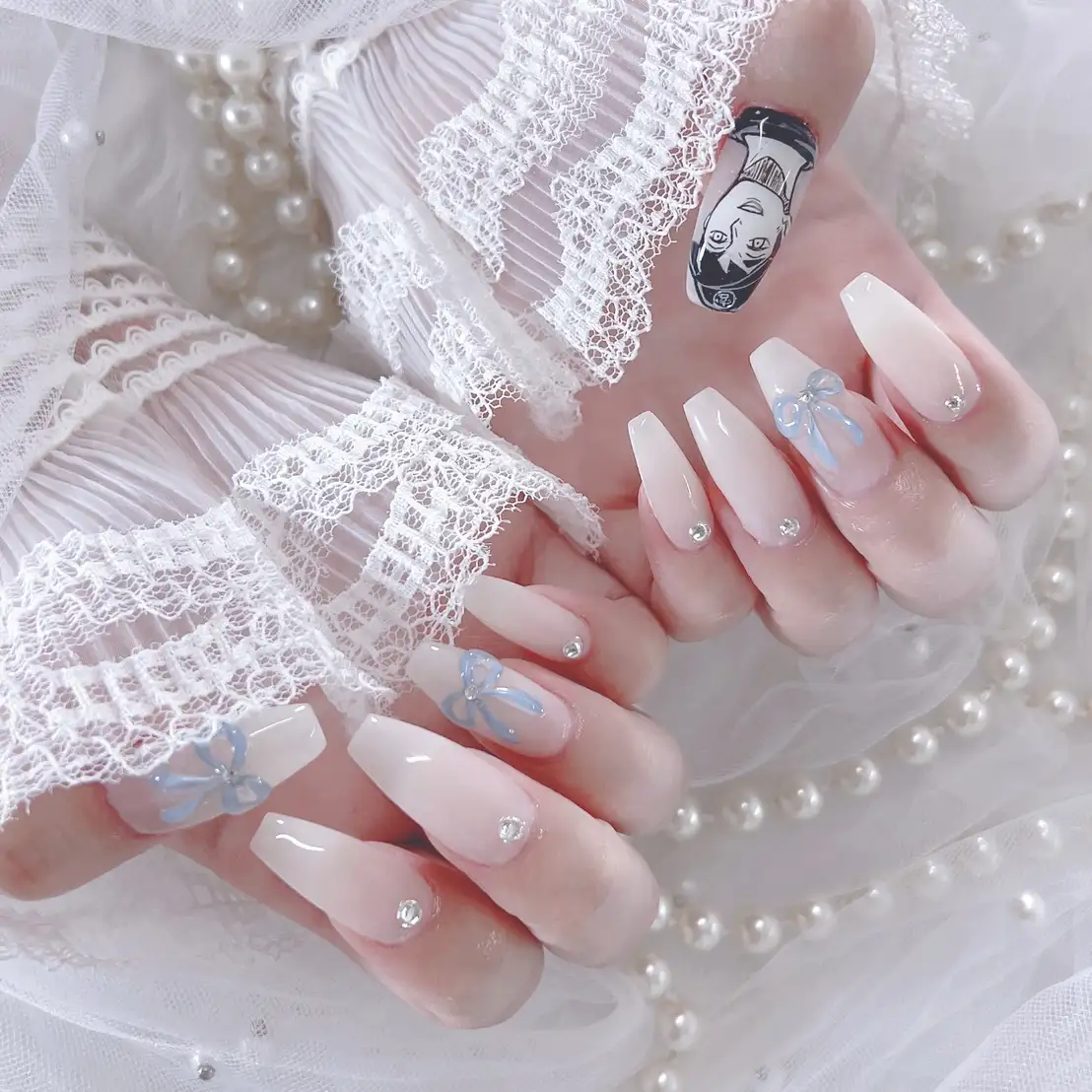 anime nail art độc đáo