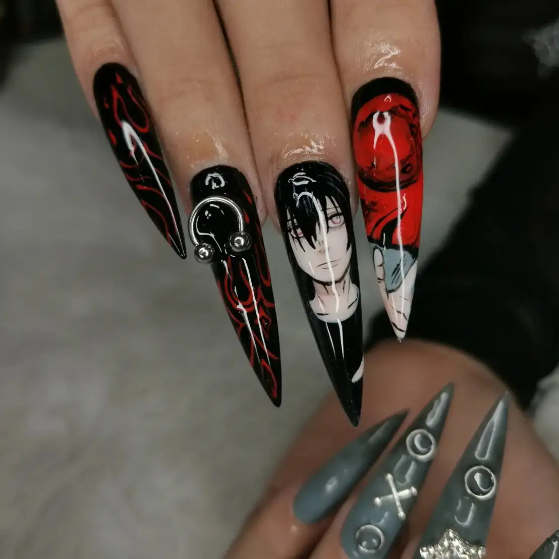 anime nails yêu thích