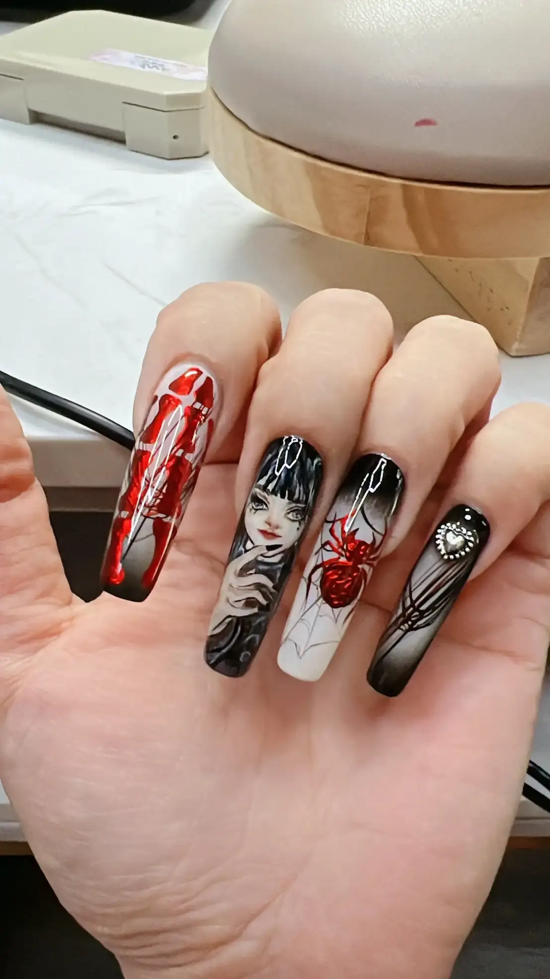 anime nail art độc đáo