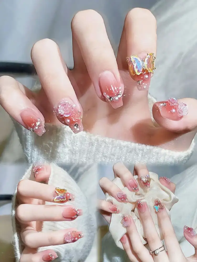 nail bướm nghệ thuật