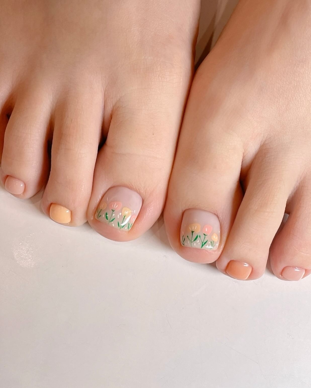 mẫu nail chân cho học sinh tinh tế 