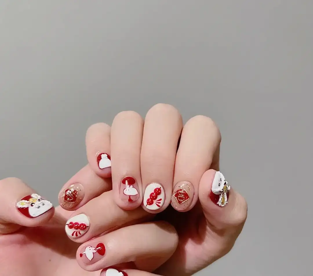 mẫu nail đẹp cho bé gái xinh xắn