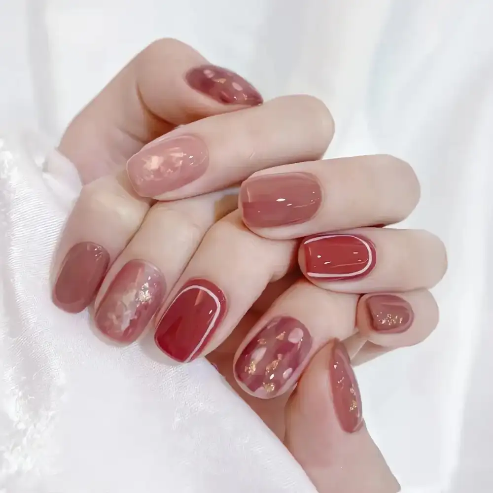 mẫu nail cho u60 tinh xảo