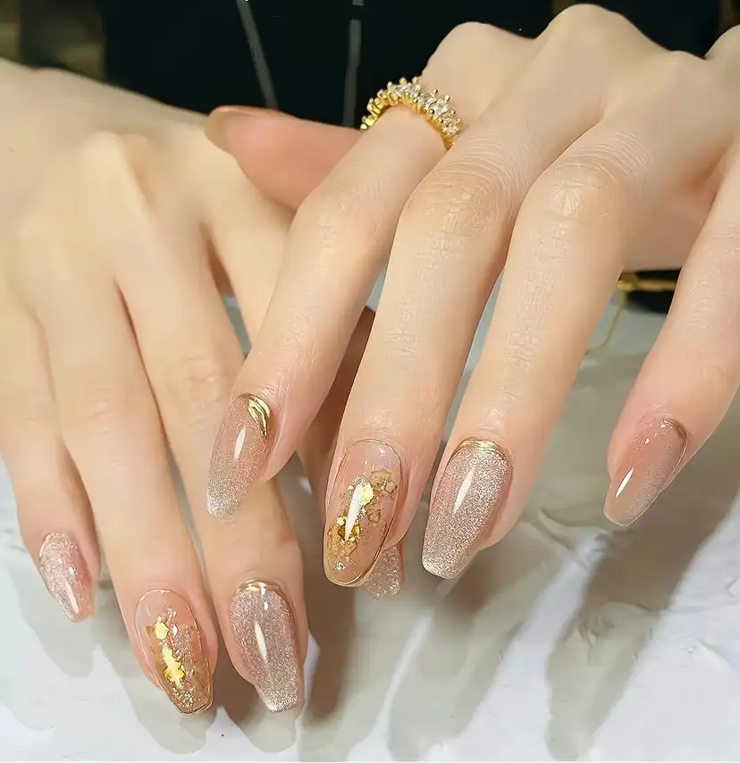 mẫu nail cho người trung tuổi dịu dàng