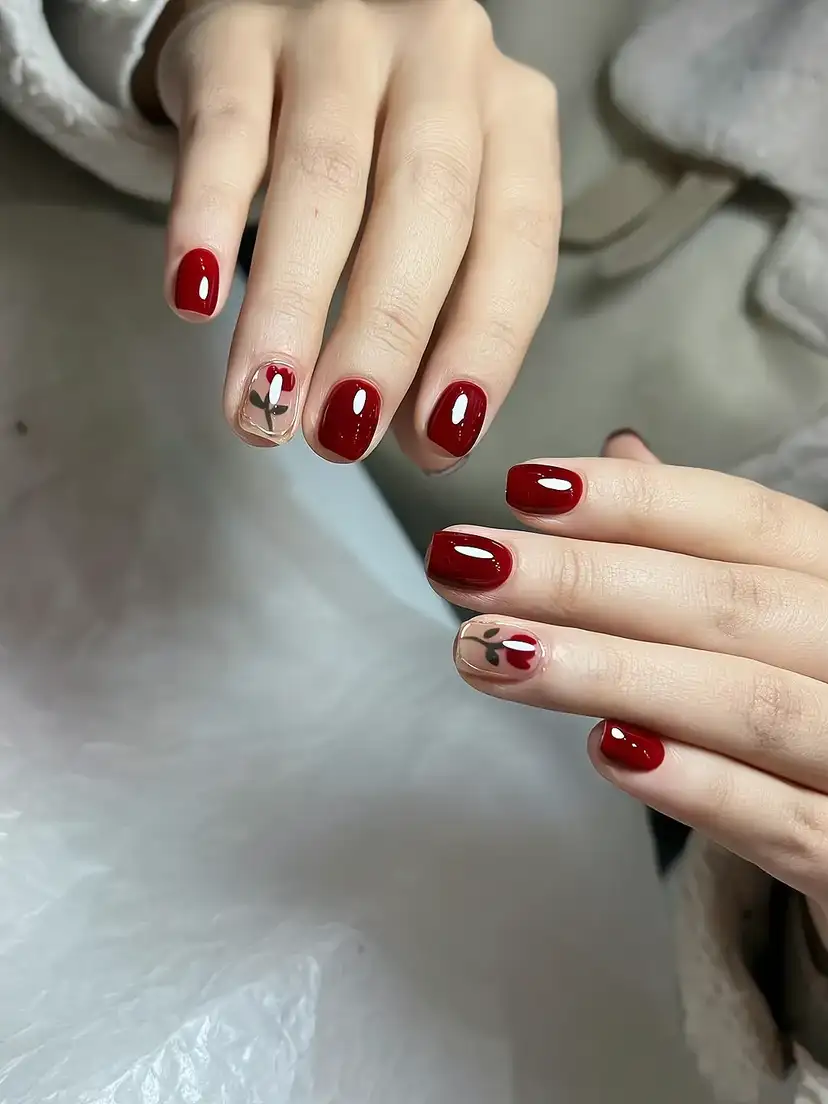 mẫu nail cho người trung tuổi sang trọng