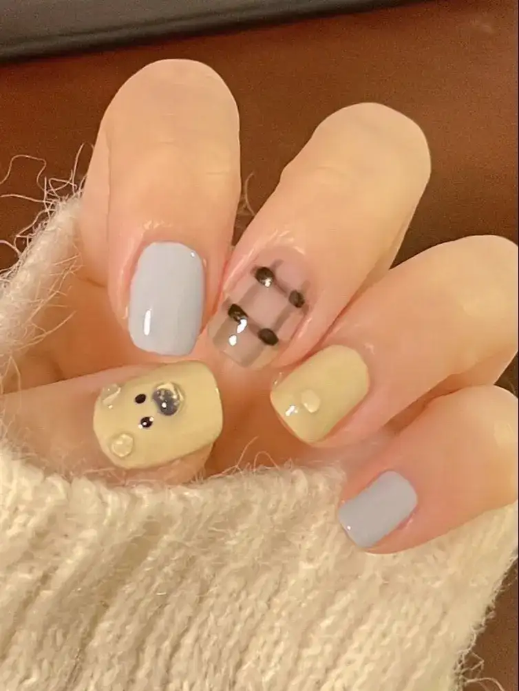 mẫu nail con chó đẹp