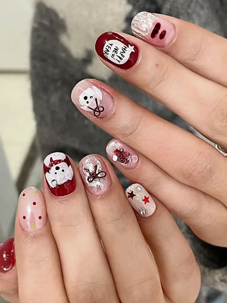 nail con chó tinh tế và hiện đại