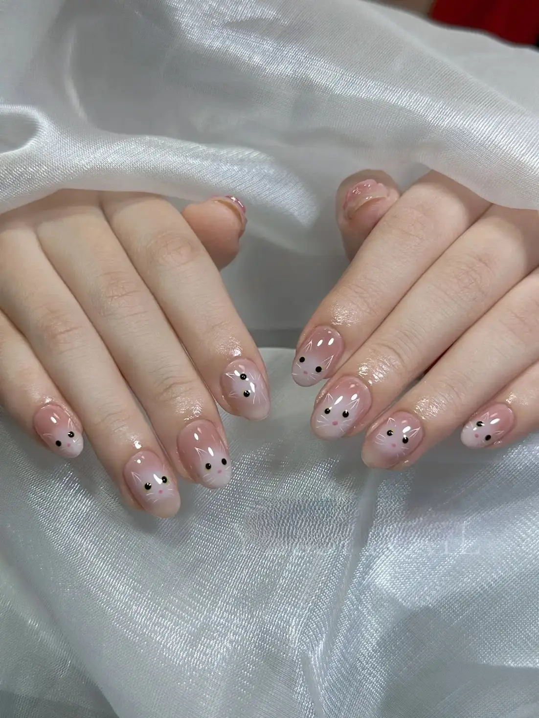 mẫu nail con mèo vui nhộ