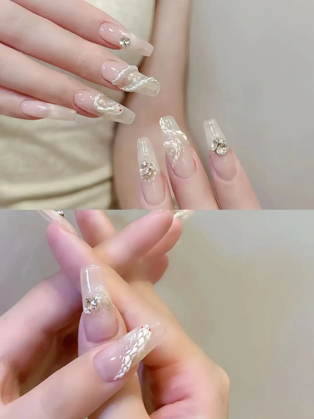 mẫu nail con rắn độc đáo