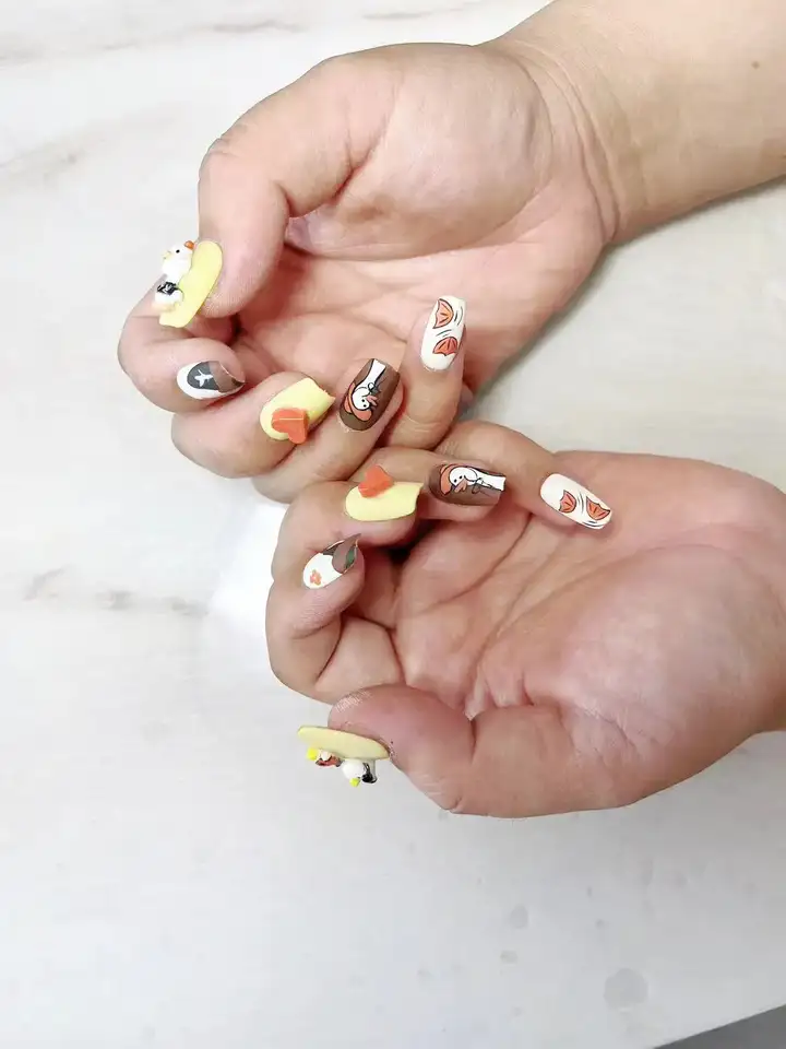 mẫu nail con vịt độc đáo và tinh tế