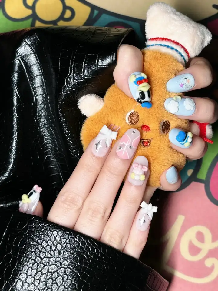 mẫu nail con vịt siêu quậy