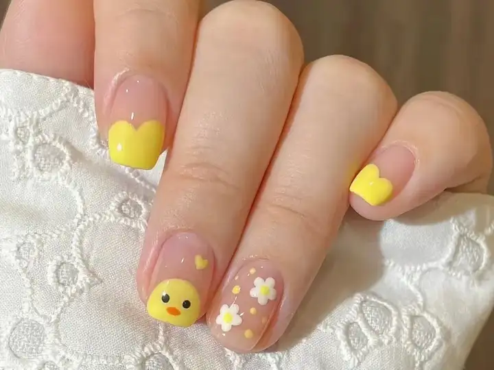 nail con vịt tươi tắn