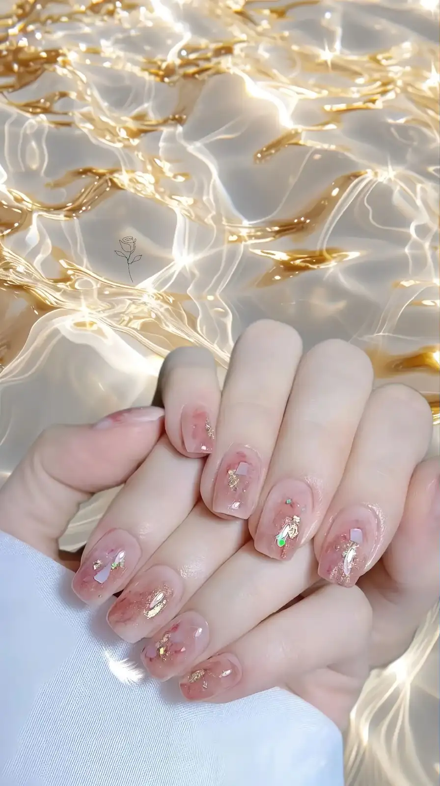 mẫu nail đi tiệc đẹp dịu dàng