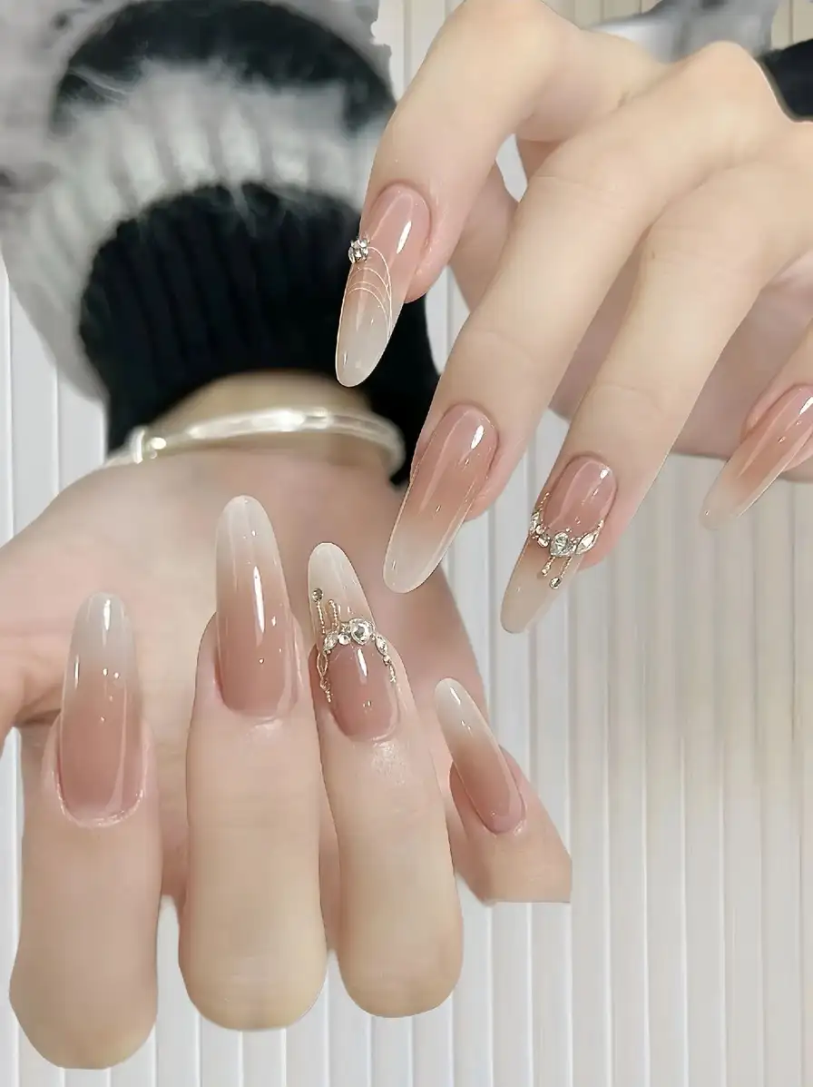 nail xinh đi tiệc lấp lánh