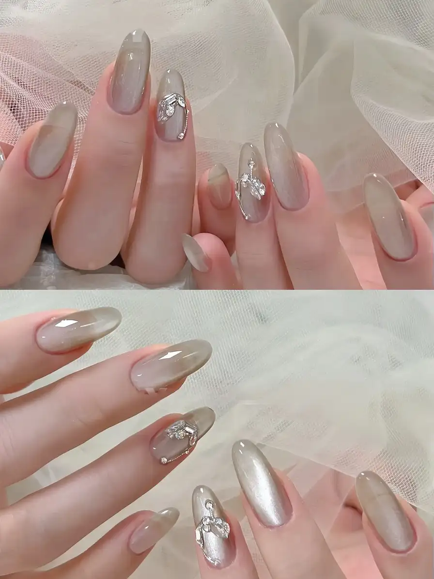 mẫu nail đi tiệc cổ điển