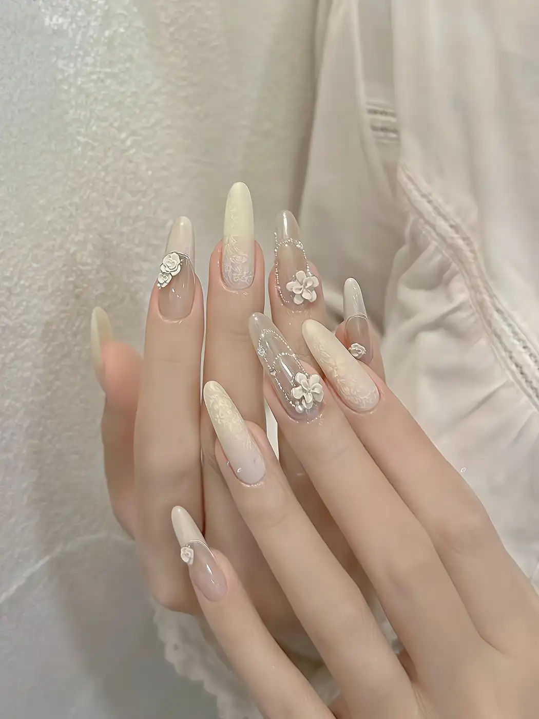 mẫu nail đơn giản sang trọng như công chúa