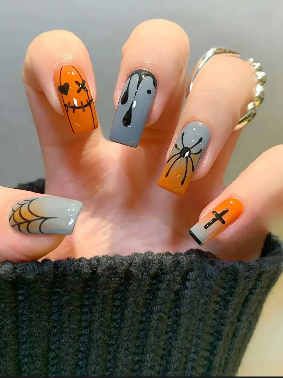 mẫu nail halloween ấn tượng