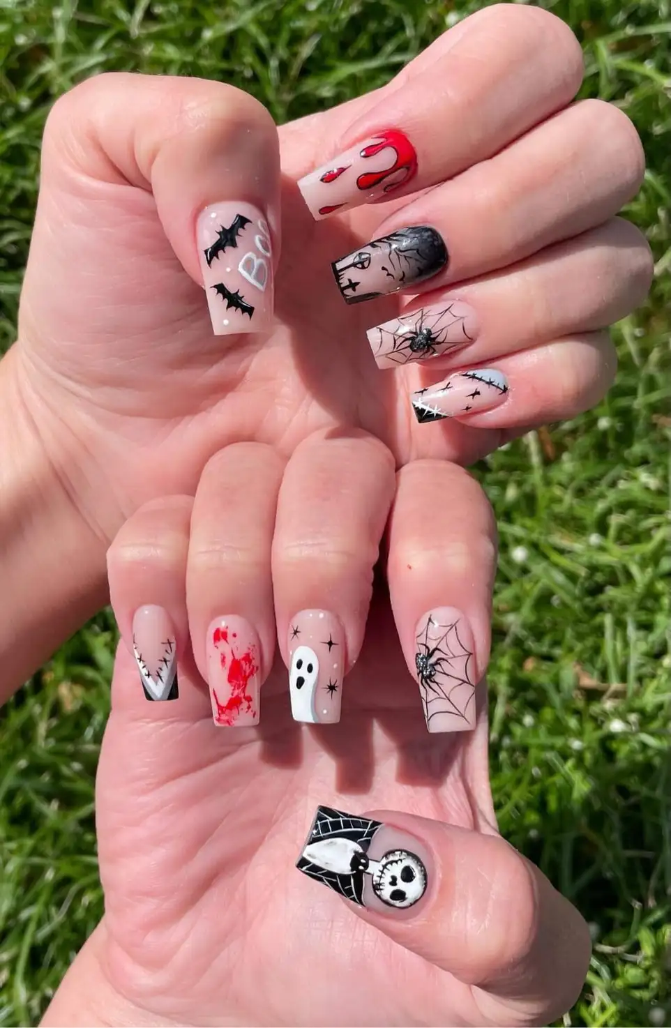 mẫu nail halloween đẹp độc đáo