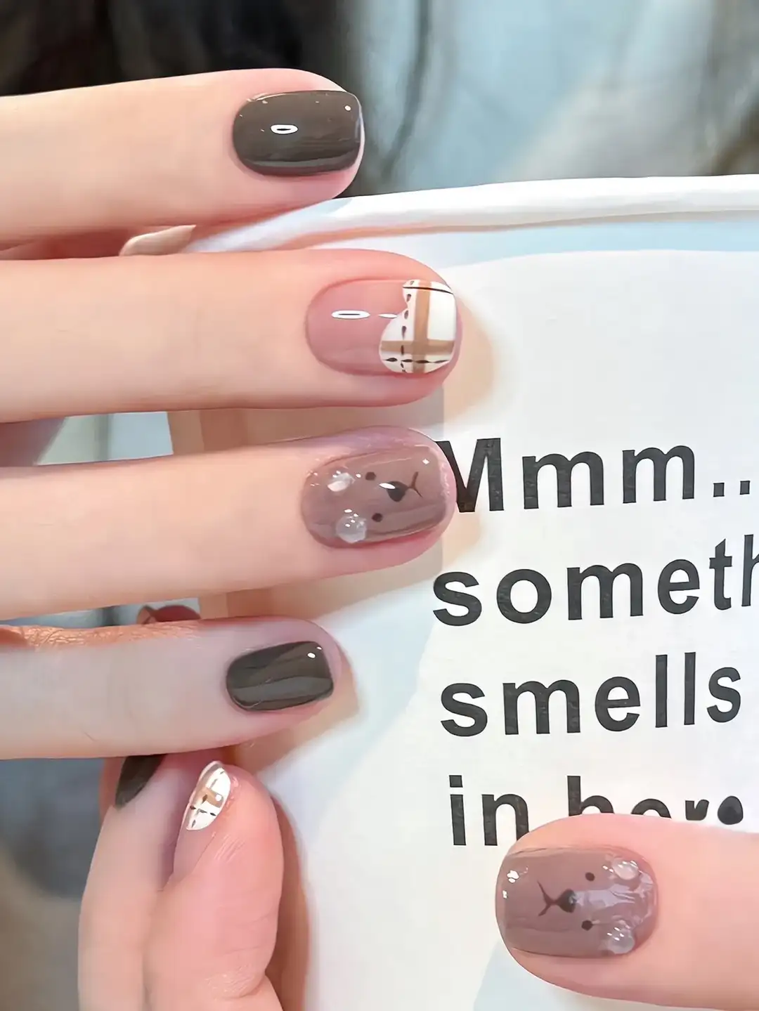 mẫu nail hàn quốc đáng yêu