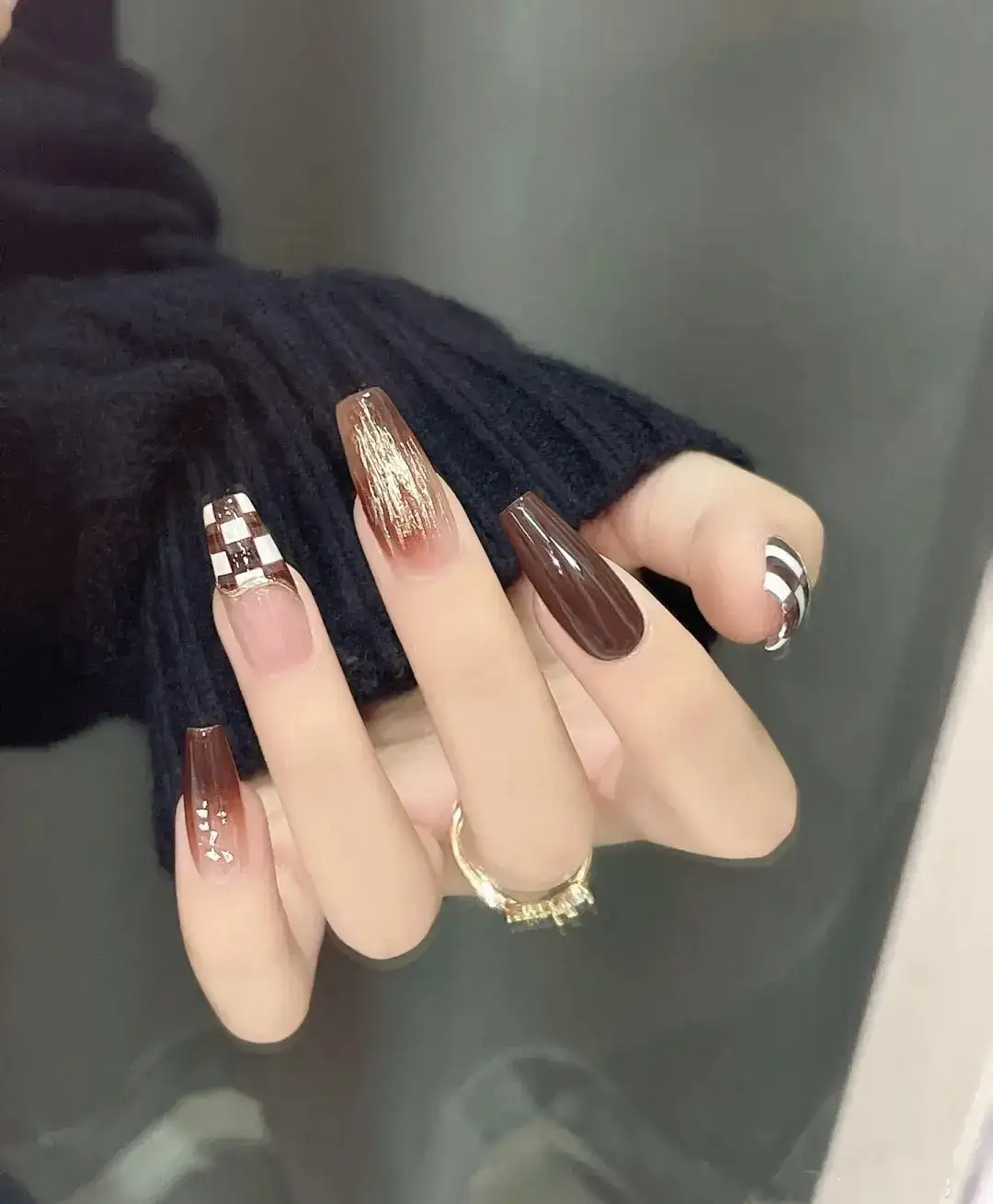 nail hàn quốc dễ thương thanh lịch