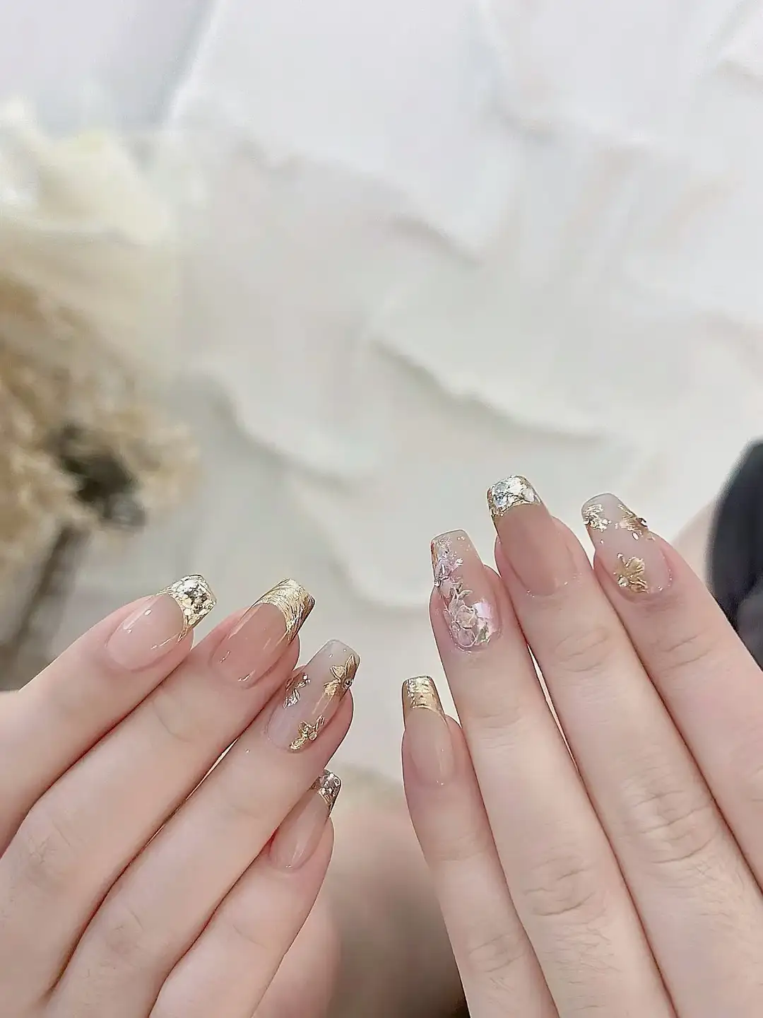 nail hoa đào tết đẹp hoàn hảo