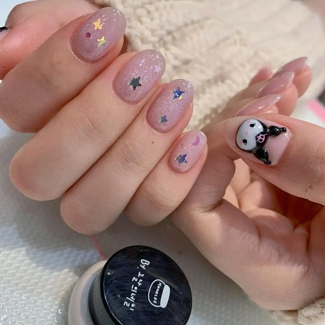 kuromi nail nhẹ nhàng