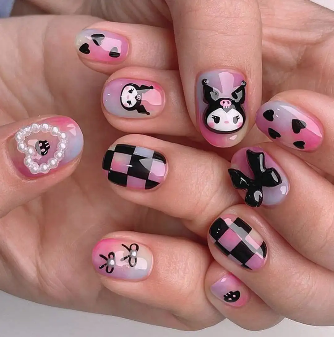 kuromi nails thu hút