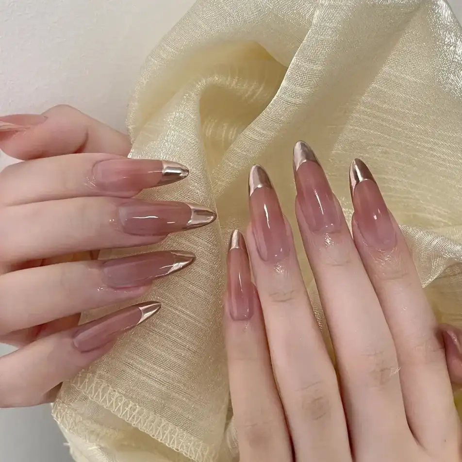 mẫu nail ombre đẹp dịu dàng