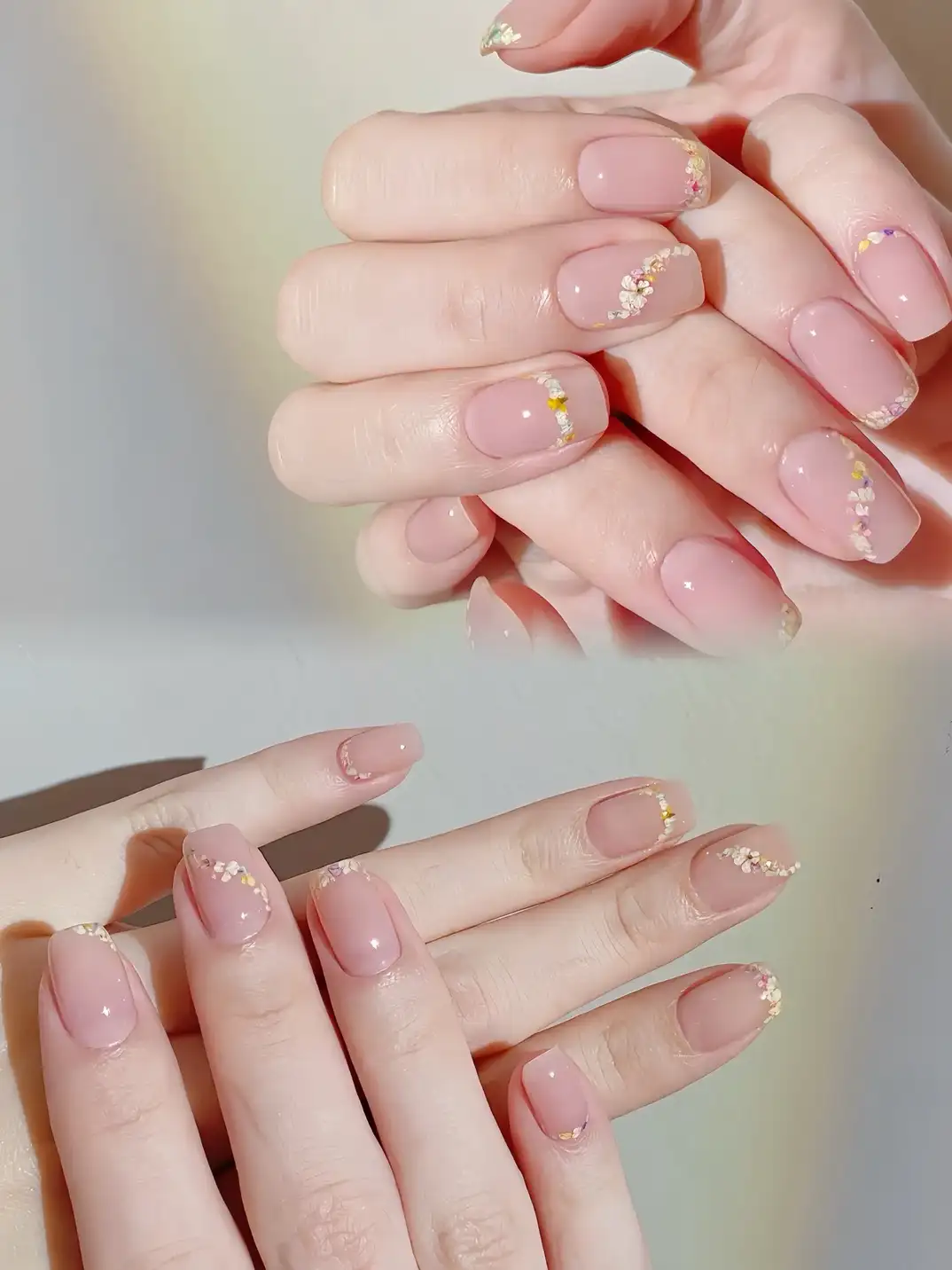 mẫu nail vẽ hoa đẹp tinh tế