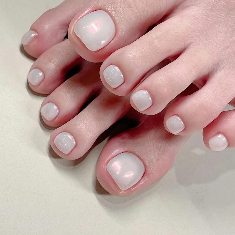 nail chân basic bắt mắt