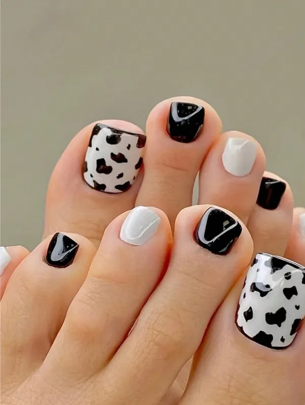 nail chân bò sữa cute